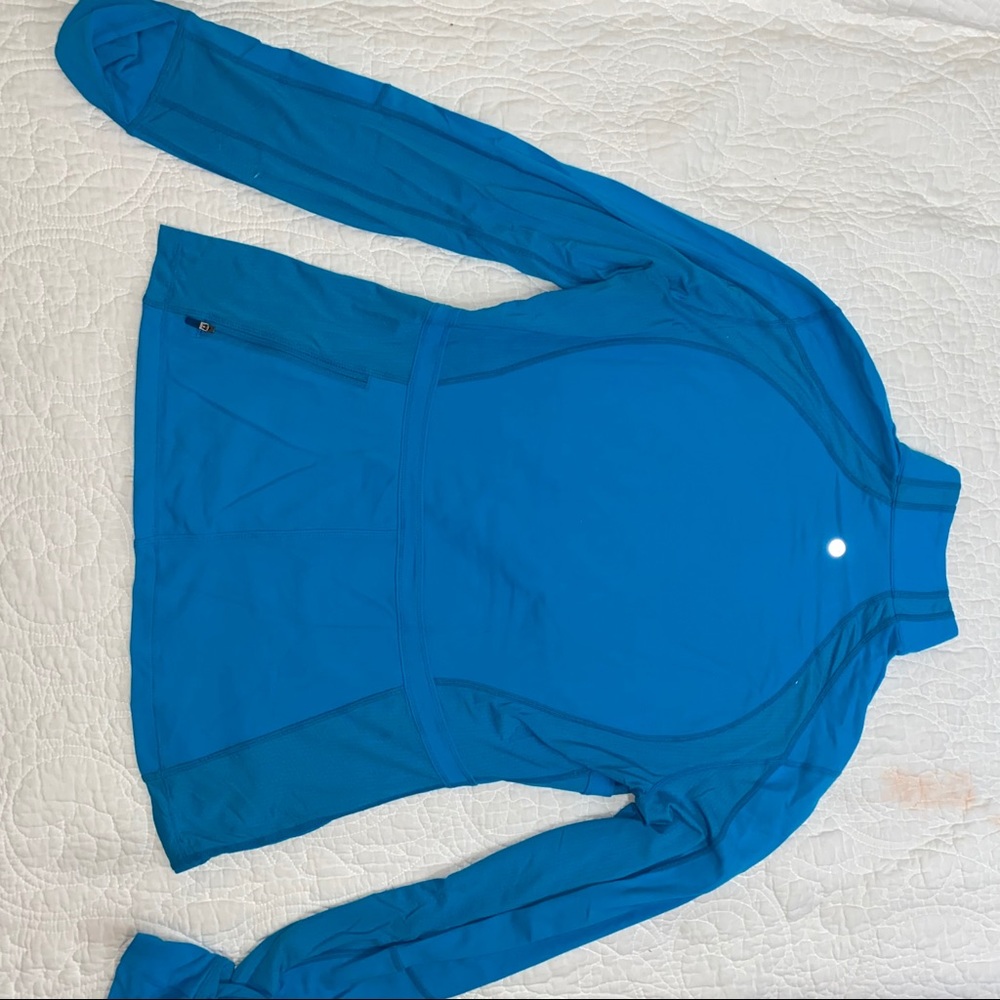 LULULEMON ATHLETICA Women Blue Half Zip - Picture 7 of 7